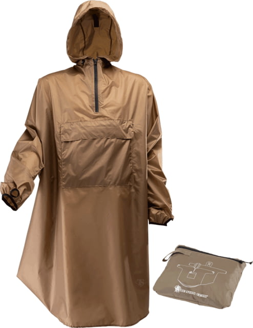 Tru-Spec TRU-SPEC Long Sentinel Poncho Tan499 ONE SIZE 3178000
