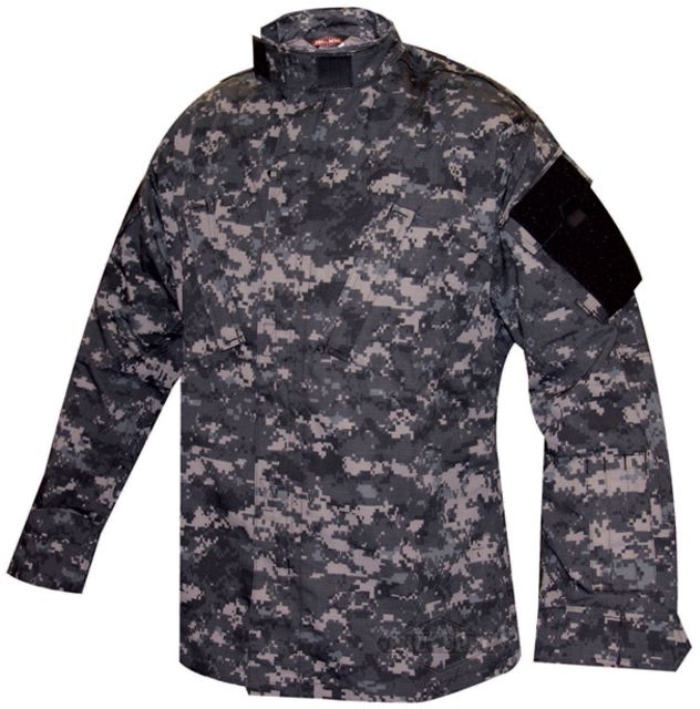 Tru-Spec Tactical Response Uniform Shirt - Men's 65/35 Poly/Cotton Rip Stop Urban Digital 3XL Regular