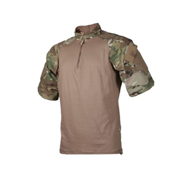 Tru-Spec Tru Short Sleeve 1/4 Zip Combat Shirt - Men's Small Regular MultiCam