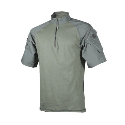 Tru-Spec Tru Short Sleeve 1/4 Zip Combat Shirt - Men's Small Regular Olive Drab