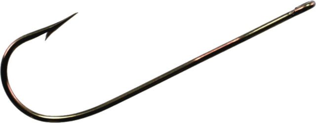 Tru-Turn Aberdeen Panfish Hook Spear Point Offset Ringed Eye Bronze Size 7 9 Per Pack