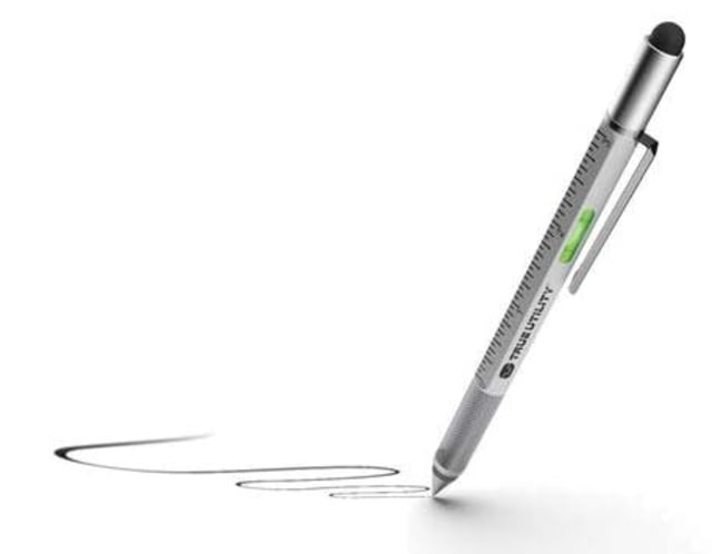 TRUE 6-in-1 Multi-Tool Pen Black
