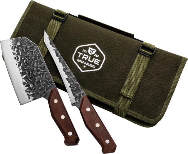 TRUE Primal Forge Kitchen Knives Kits 6.5 inch and 7.25 inch Blade 5Cr15Mov Stainless Steel