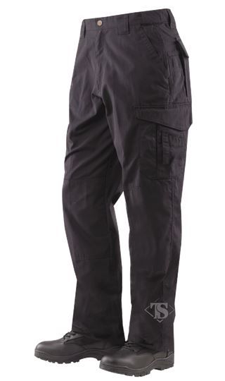 Tru-Spec 24-7 Men’s EMS Pants Teflon PolyCotton RipStop Black 48×37