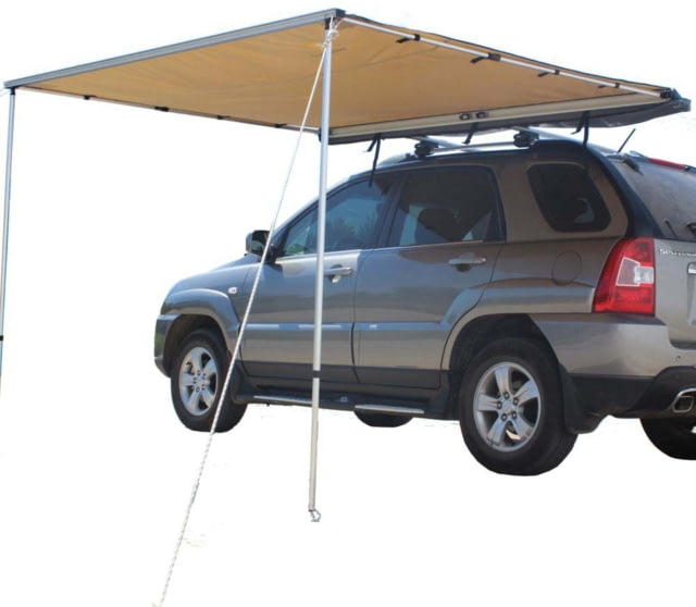 TRUSTMADE Car Side Awning Rooftop Pull Out Tent Shelter Beige 6×6 ft