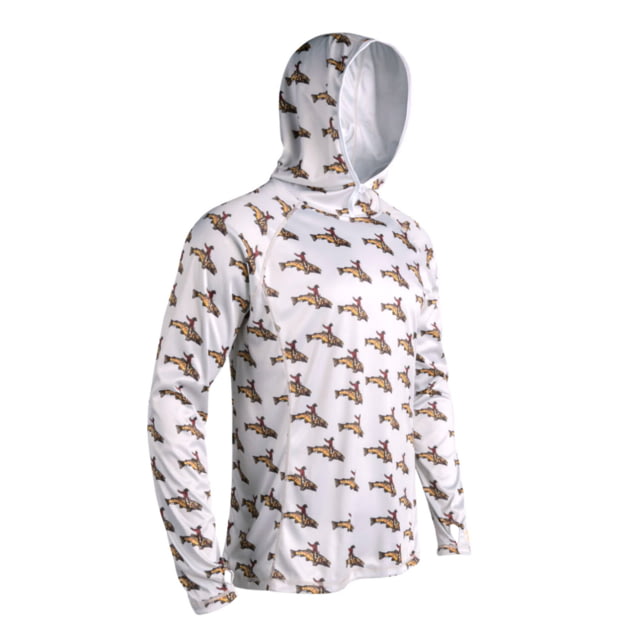 Trxstle Bucking Brown Sun Hoody - Women's Medium Heathered Grey