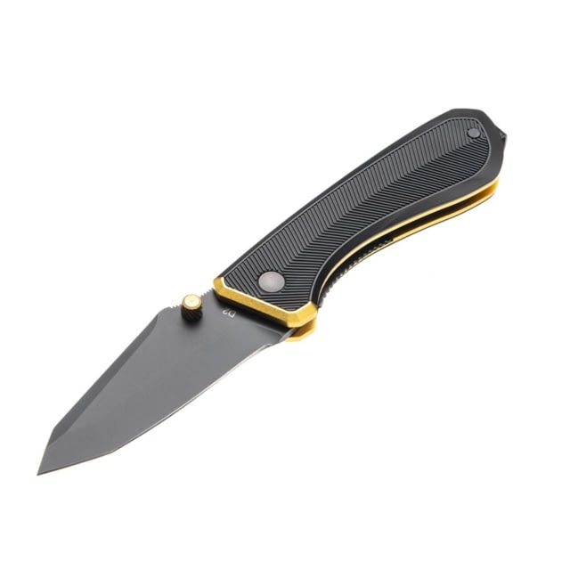Tyrant CNC T.D.C.002 3in Folding Knife Tanto Blade D2 Steel Black/Gold