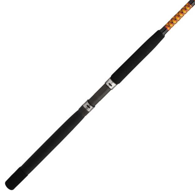 Ugly Stik Bigwater Conventional Rod Saltwater Handle Type C 6ft. Rod Length Medium Heavy Power 1 Piece Black/Red/Yellow