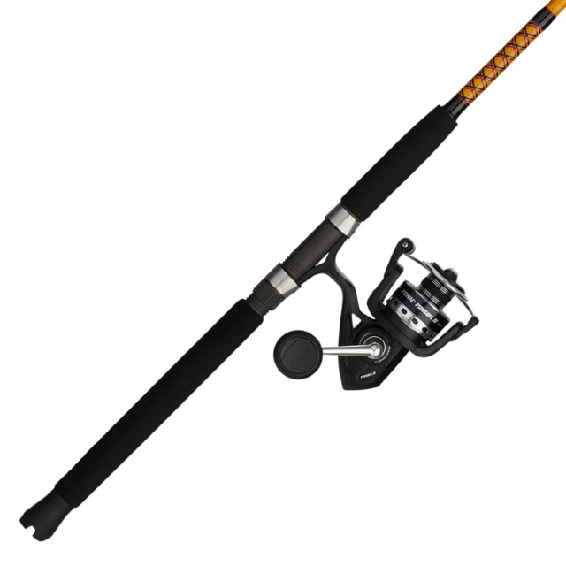 Ugly Stik Bigwater Pursuit IV Spinning Combo 5.6/1 Right/Left 5000 7ft. Rod Length Medium Power 1 Piece Rod Black/Red/Yellow