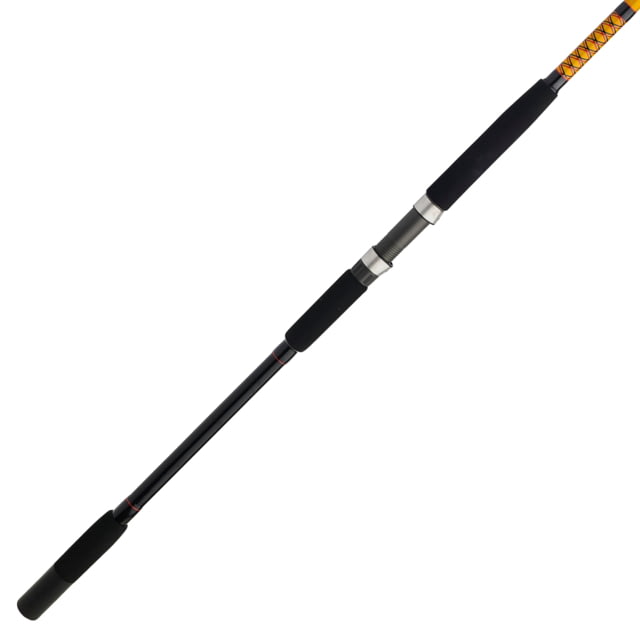 Ugly Stik Bigwater Spinning Rod Saltwater Handle Type H 15ft. Rod Length Heavy Power 2 Pieces Black/Red/Yellow