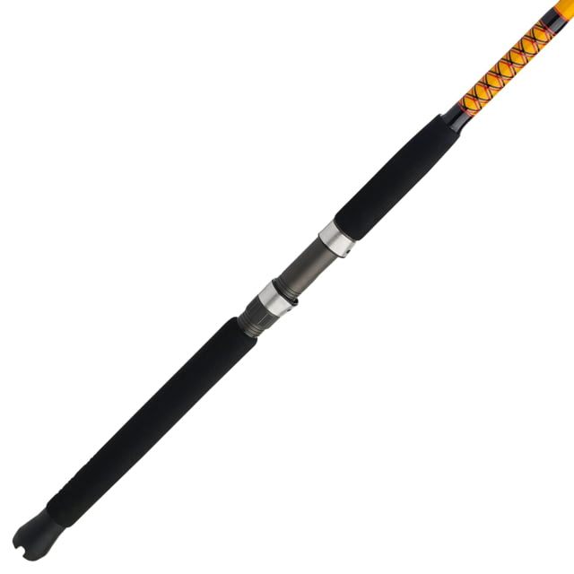 Ugly Stik Ugly Stik Bigwater Spinning Rod Saltwater Handle Type K 6ft. 6in. Rod Length Medium Power 2 Pieces Black/Red/Yellow