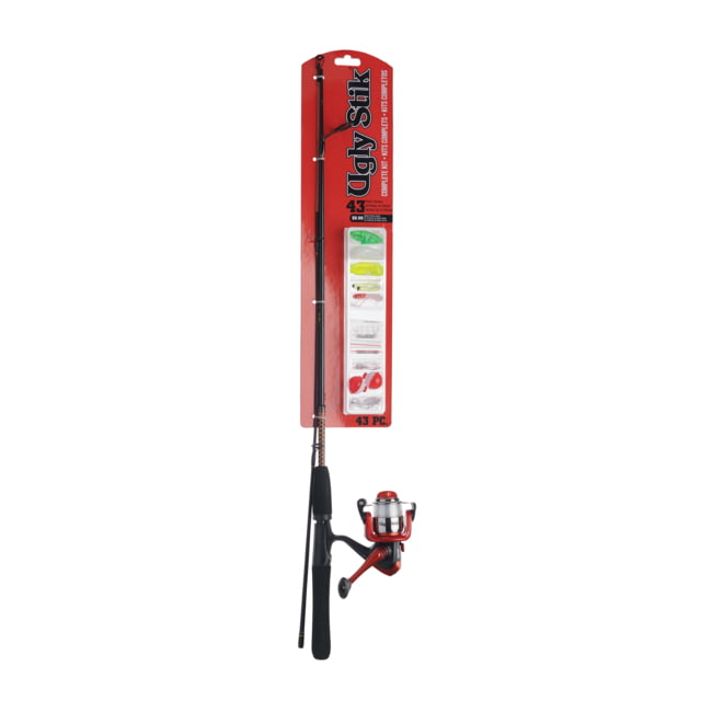 Ugly Stik Complete Spinning Kit 5.2/1 Right/Left 30 5ft. Rod Length Light Power 2 Pieces Rod