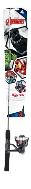 Ugly Stik Marvel Black Panther Combo 4.9/1 Right/Left 30 3ft. Rod Length Medium Power 1 Piece Rod
