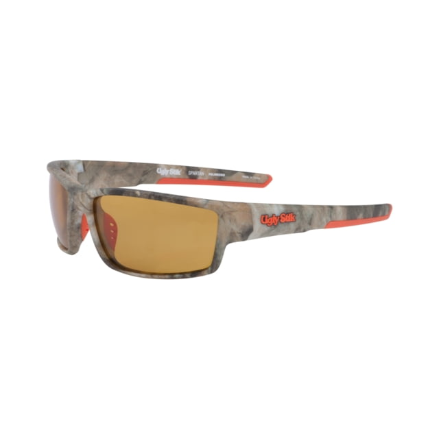 Ugly Stik Spartan Sunglasses Matte Camo Frame Amber Lens