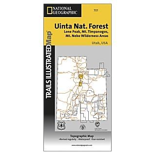 National Geographic Trails Illustrated Maps Uinta National Forest 701
