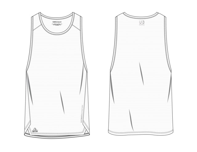Ultimate Direction Cumulus Tanks - Men's White MD
