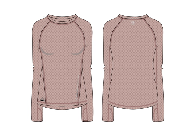 Ultimate Direction Cumulus W Long Sleeve Tee - Women's Clay LG