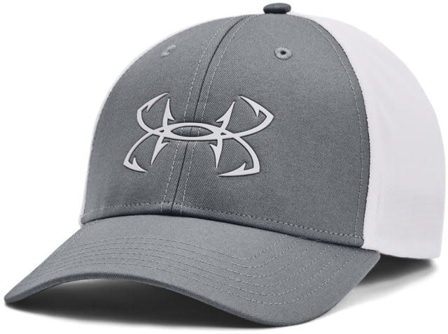 Under Armour Fish Hunter Mesh Cap - Men's Pitch Gray/White/Mod Gray Large/Extra Large