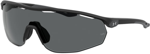 Under Armour Gametime Sunglasses with Matte Black Frame and Grey Lens Medium  003-KA