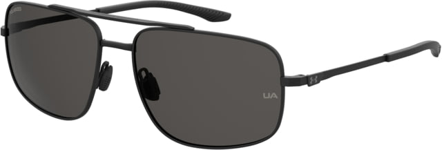 Under Armour Impulse Sunglasses with Matte Black Frame and Grey Polarized Lens Medium  003-M9
