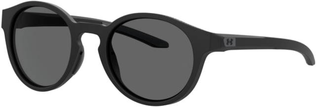 Under Armour Infinity Sunglasses with Matte Black Frame and Grey/Blue Lens Medium  003-IR