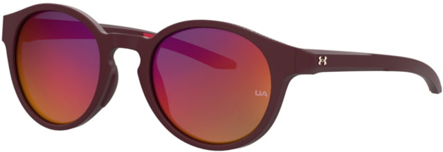 Under Armour Infinity Sunglasses with Matte Solid Cardinal Frame and Infrared to Grey Mirror Lens Medium  LHF-MI