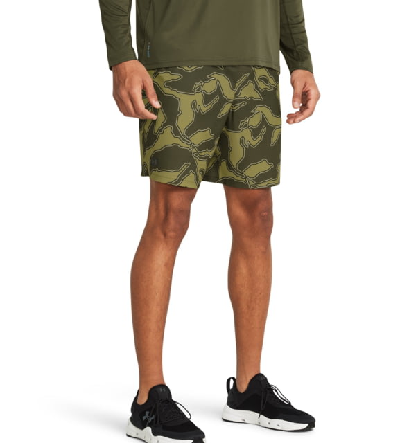 Under Armour Storm Shorebreak 2-in-1 Board Shorts - Men's Marine OD Green Large