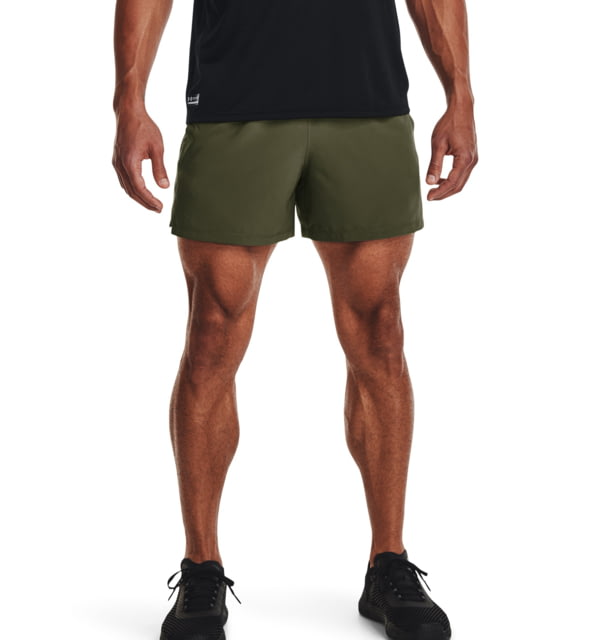Under Armour Tac Academy Shorts - Men's 5in Marine OD Green Medium