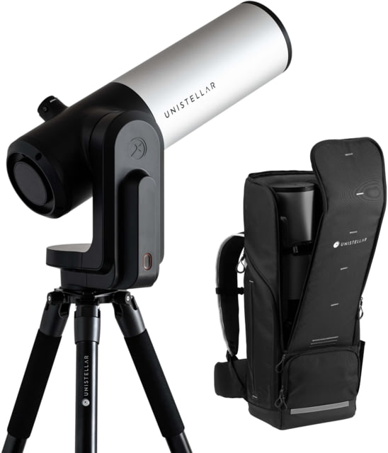 Unistellar eVscope 2 Smart Digital Reflector Telescope w/ Backpack Silver