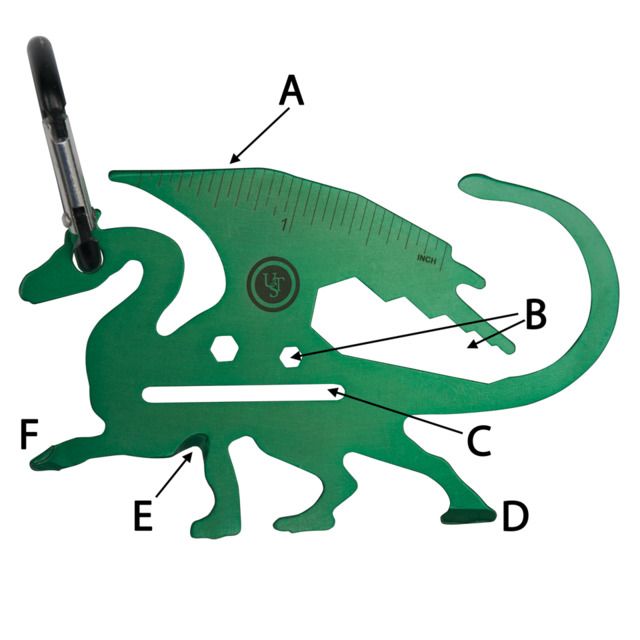 UST Dragon Tool A Long Multi-Tool Green