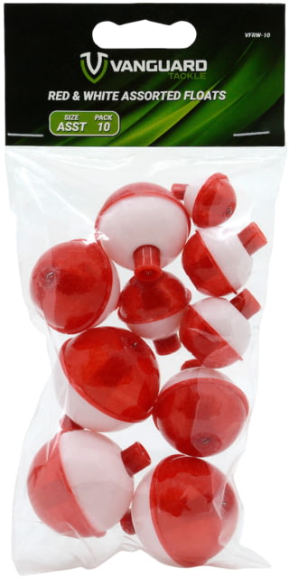 Vanguard Red/White Floats Assortment 10-Pack