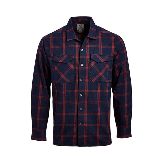 Vertx Canyon River Flannel - Men's Midnight Clay Plaid Small F1  MDCP SMALL
