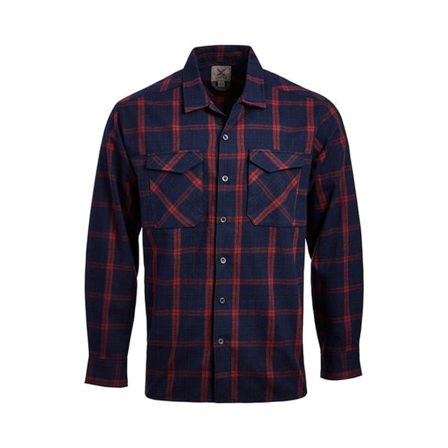 Vertx Vertx Canyon River Flannel - Men's Midnight Clay Plaid Medium F1  MDCP MEDIUM