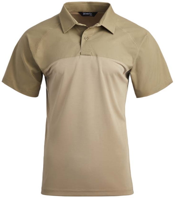 Vertx Vertx Fusion Flex Performance Hybrid Short Sleeve Shirt - Men's Desert Tan Small F1  DT SMALL N/A
