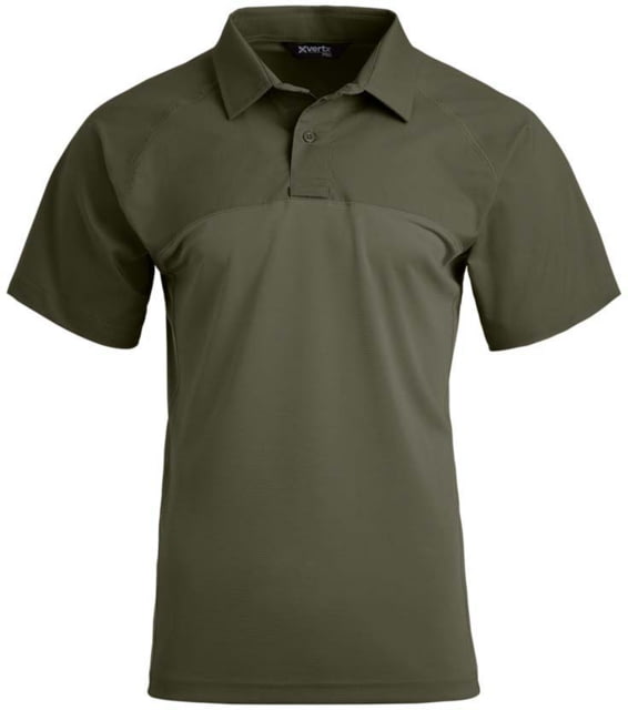 Vertx Vertx Fusion Flex Performance Hybrid Short Sleeve Shirt - Men's OD Green Small F1  OD SMALL N/A