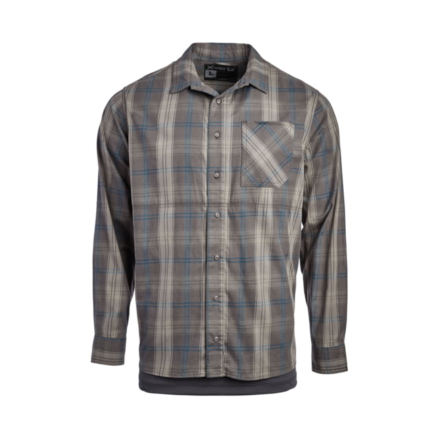 Vertx Guardian Stretch Long Sleeve Shirt - Men's Hurricane Plaid 2XL/Regular  HUP 2XL