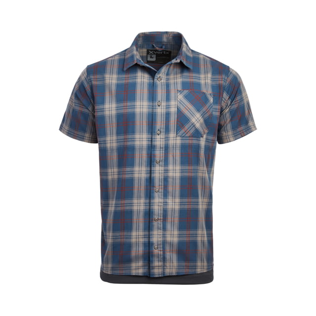 Vertx Vertx Guardian Stretch Short Sleeve Shirt - Men's Steve Rogers Plaid Large/Regular  SRP Large