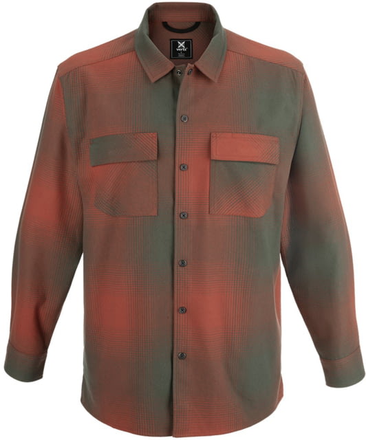 Vertx Vertx Last Line Stretch Flannel - Men's Eldorado Sun Ombre Plaid Extra Large F1  ESOP XLARGE N/A
