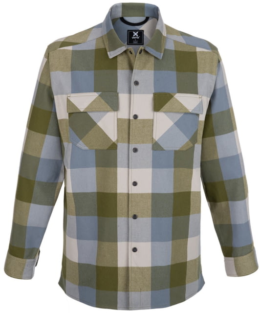 Vertx Vertx Last Line Stretch Flannel - Men's Green Mountain Buffalo Plaid Medium F1  GMBP MEDIUM N/A