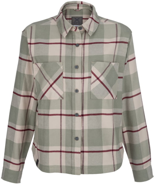 Vertx Vertx Lena Stretch Long Sleeve Flannel - Women's Mountain Sage Buffalo Plaid Small F1  MTSBP SMALL N/A