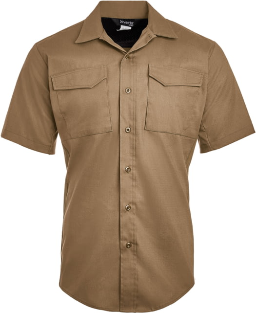 Vertx Phantom Flex Short Sleeve Shirts - Men's Desert Tan 3XL F1  DT 3XL N/A