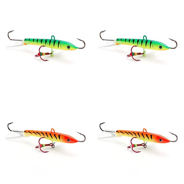 Vexan 4-Pack Crystal Reaper Jigging Lures Wt 7/8 oz Fireman/Firetiger 7/8 oz Variety #5 CR 4-PK 7/8 oz