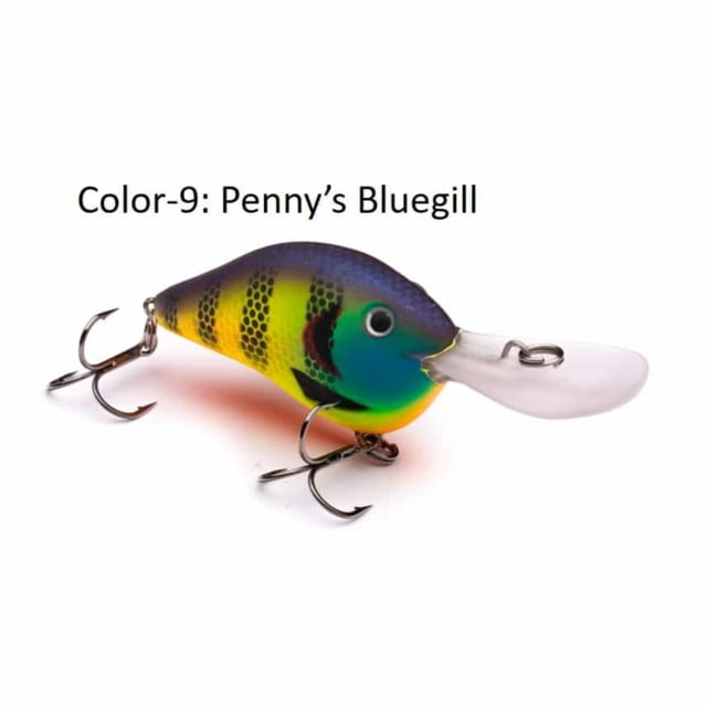 Vexan 8 in PHAT BOYs and Vern's Stoneroller Crankbait Lures Pennys Bluegill 1/2 oz