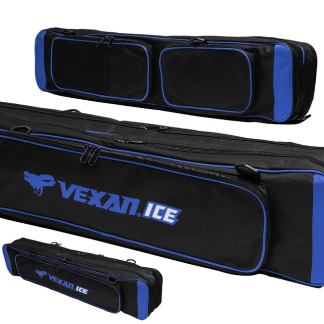 Vexan Ice Fishing Rod & Tackle Bag 36 in Soft Case Blue Vexan ICE 36 - Bag