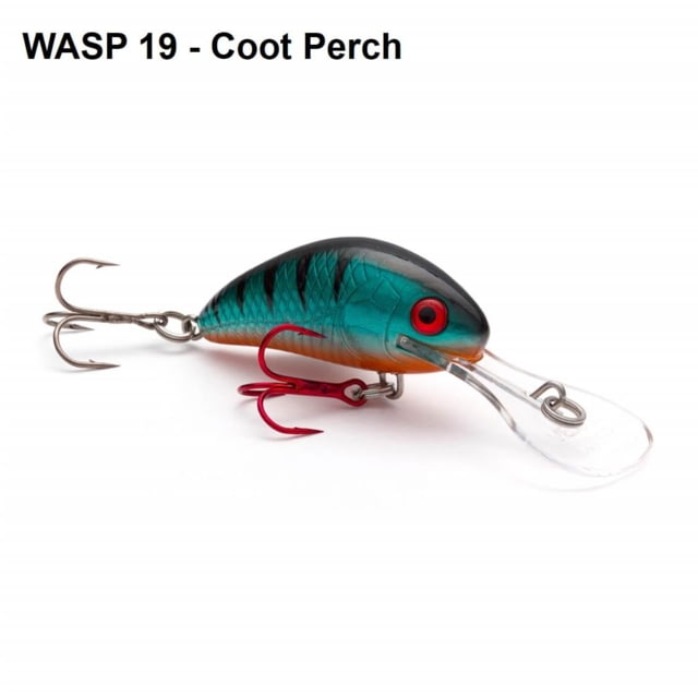 Vexan Rattlin' Wasp Trolling /Cast Crankbait No4 Coot Perch 1/16 oz