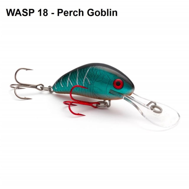 Vexan Rattlin' Wasp Trolling /Cast Crankbait No5 Perch Goblin 1/4 oz