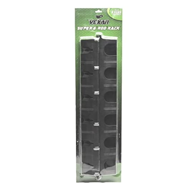 Vexan Super 6 Fishing Rod Rack Black Large