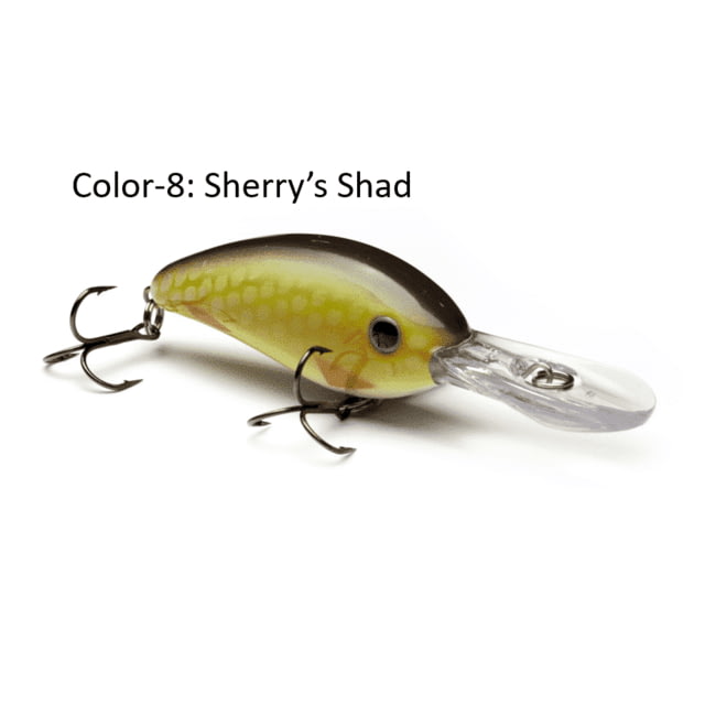 Vexan Vern Stonerollers Deep Dive Crankbait Sherrys Shad 3/4 oz