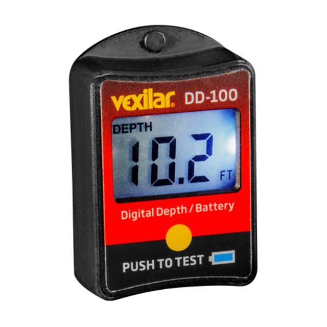 Vexilar Digital Depth and Battery Gauge Black Regular