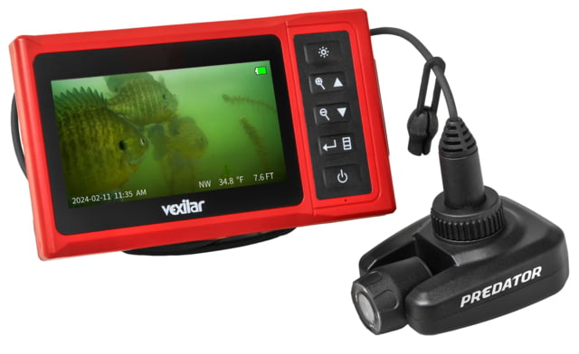 Vexilar Fish-Scout Predator Color/BW Underwater Camera w/Multi-veiw cam Red Regular